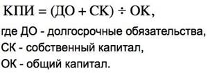 Формула расчета коэффициента покрытия инвестиций