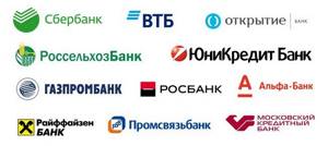 Логотипы системно значимых банков