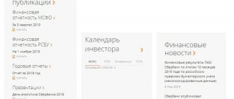 Отчетность Сбербанка