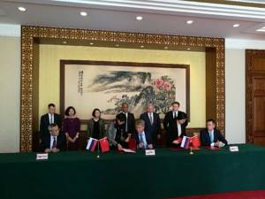 Sale of shares to the Chinese