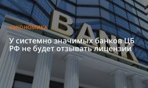 системно-значимые банки список