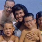 Уоррен Баффет с первой женой и детьми