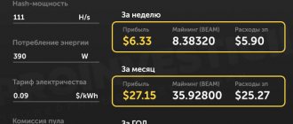 invest 100,000 rubles in beam mining